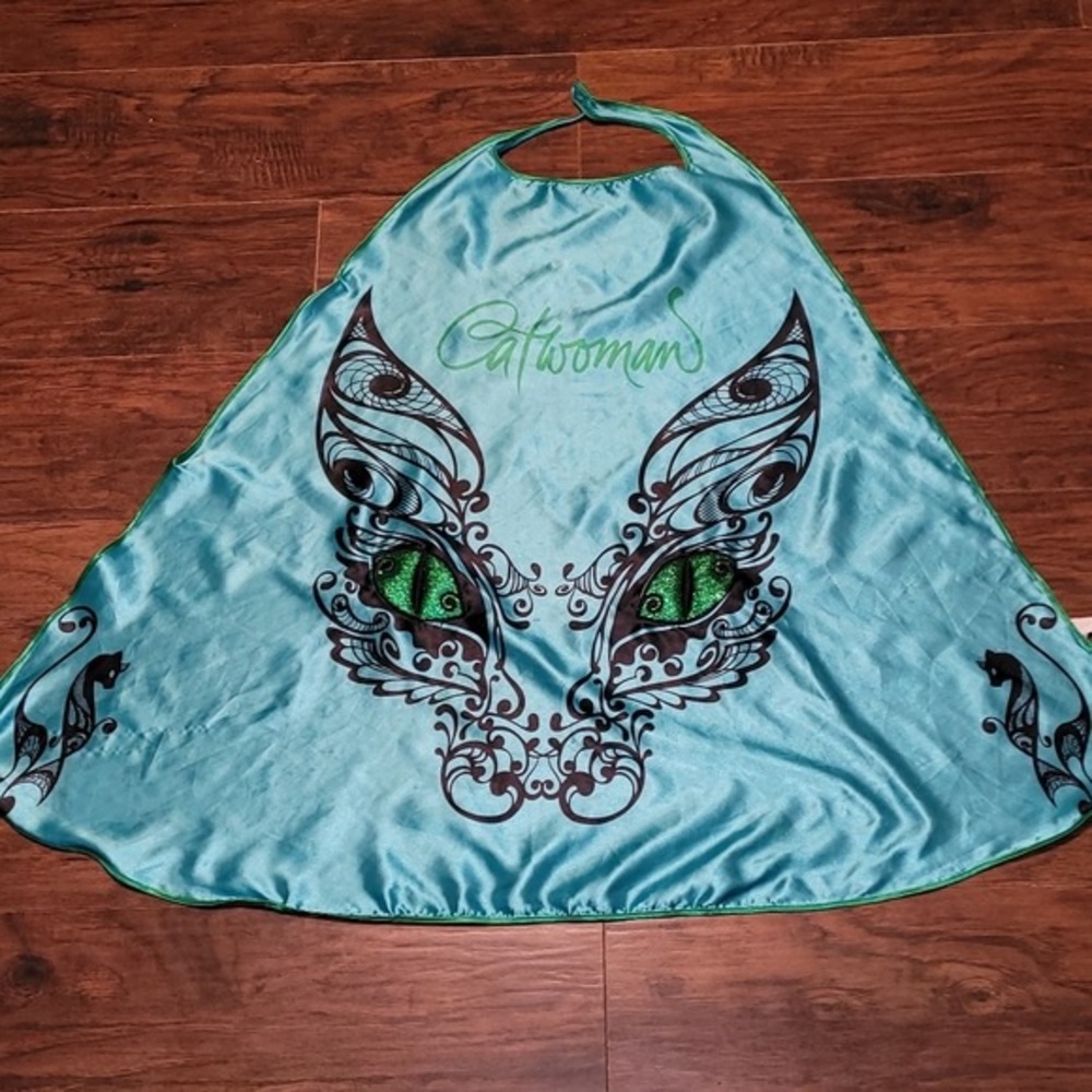 Cat woman cape Halloween costume